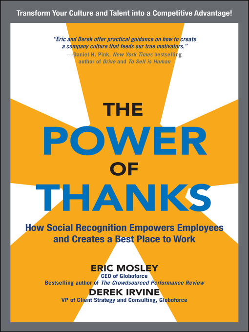 Title details for The Power of Thanks by Eric Mosley - Available
